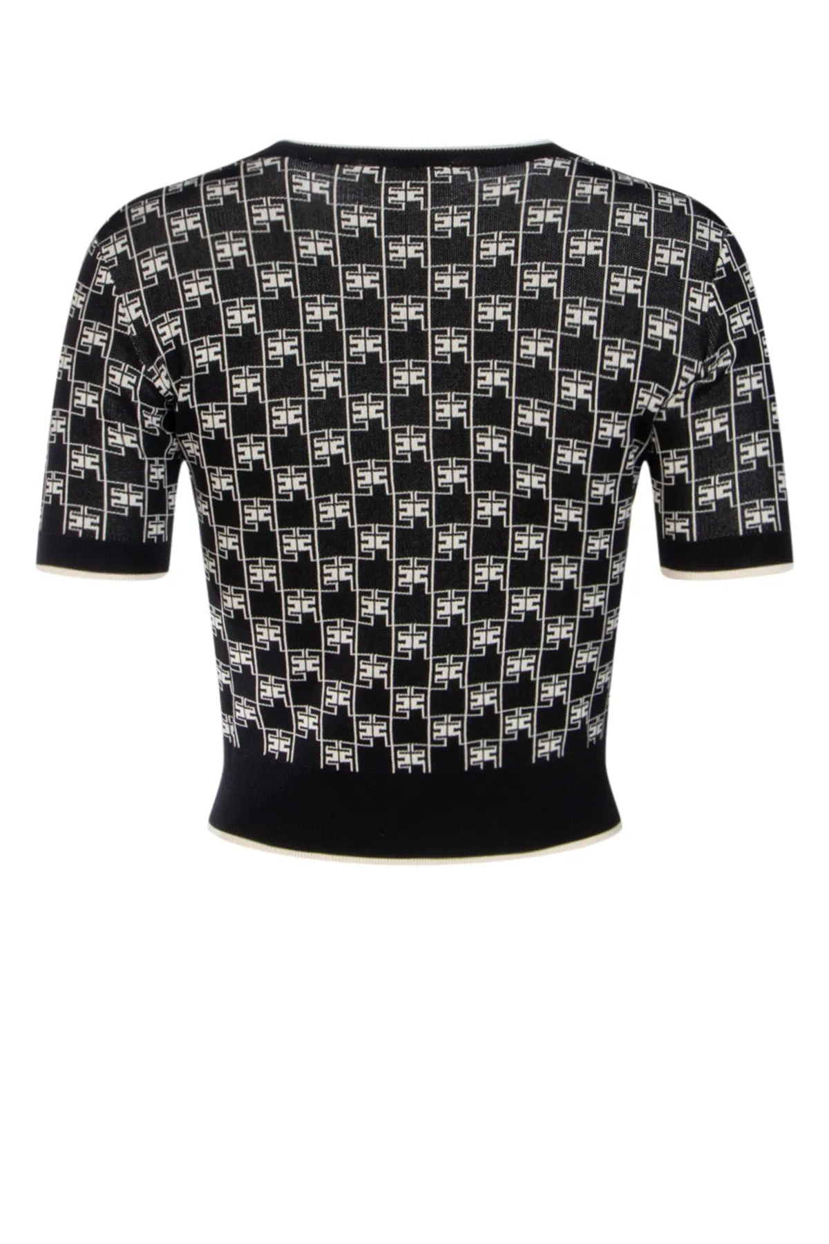 Elisabetta Franchi Two-Toned Knitted Top