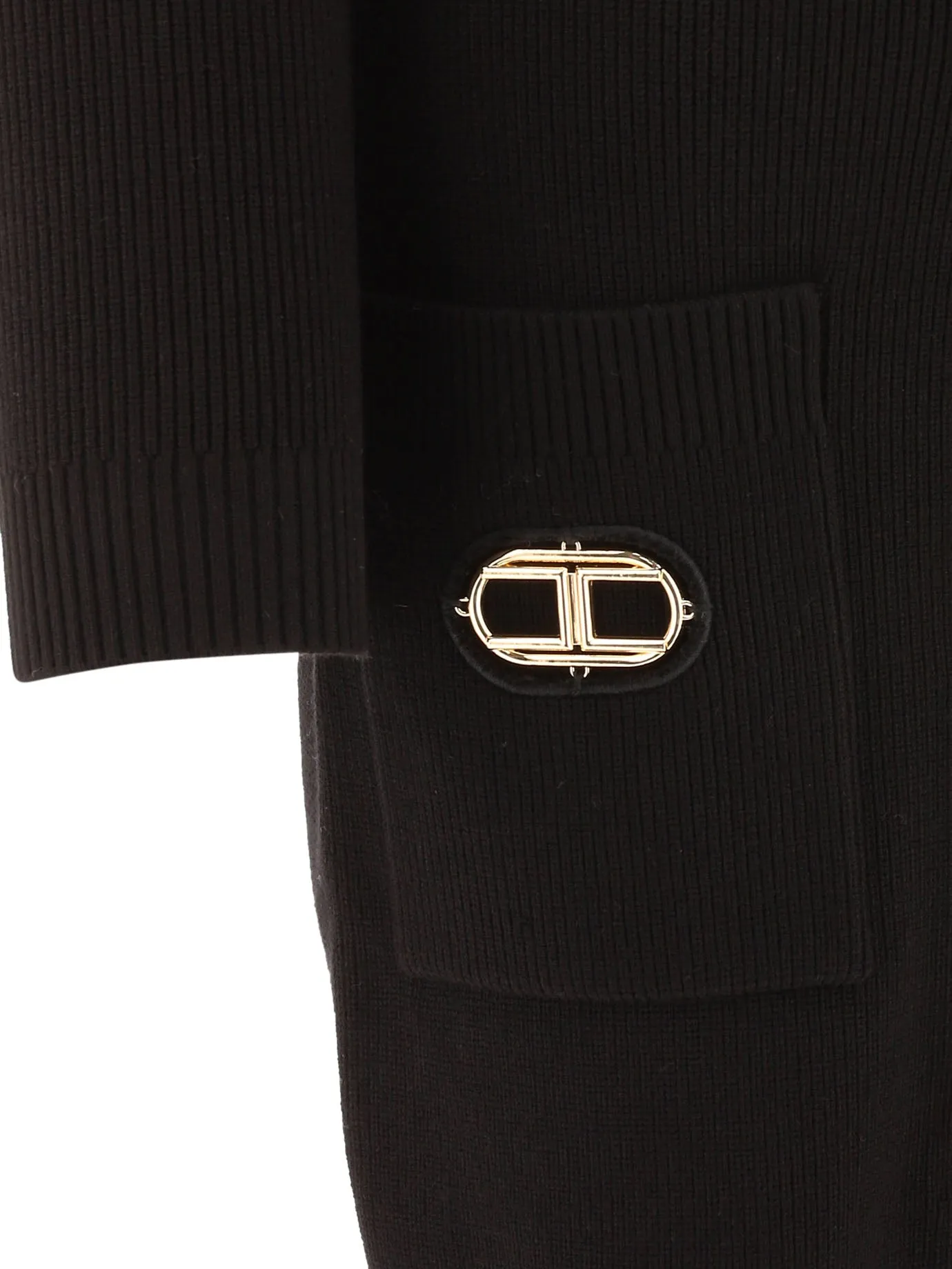 Elisabetta Franchi V-Neck Knitted Dress