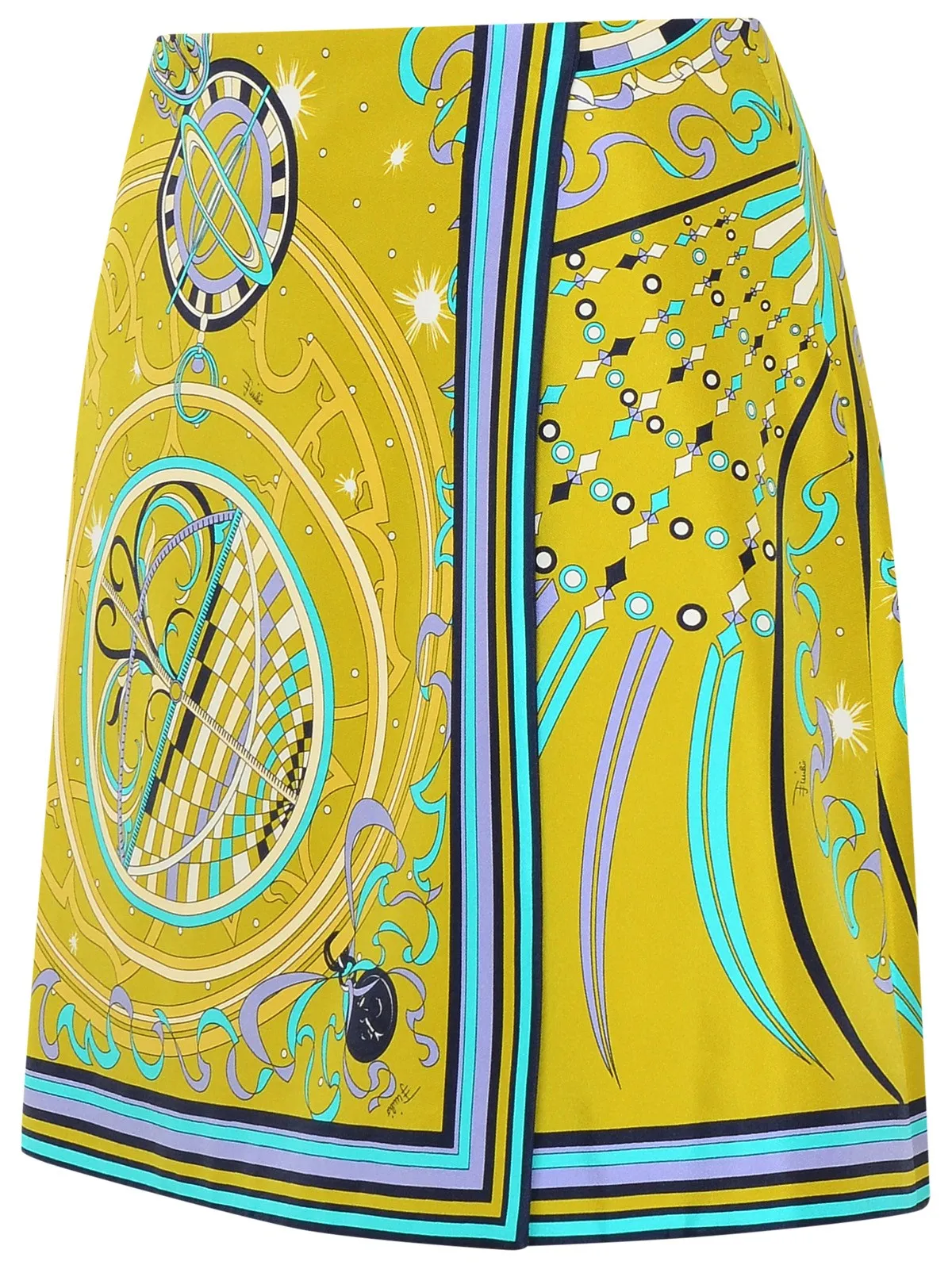 Emilio Pucci Graphic Printed High Waisted Skirt