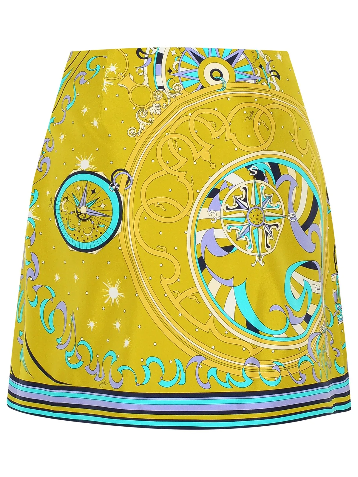 Emilio Pucci Graphic Printed High Waisted Skirt