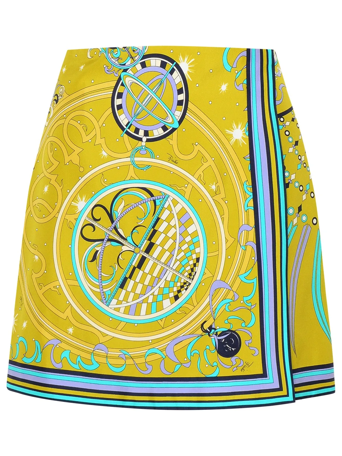 Emilio Pucci Graphic Printed High Waisted Skirt