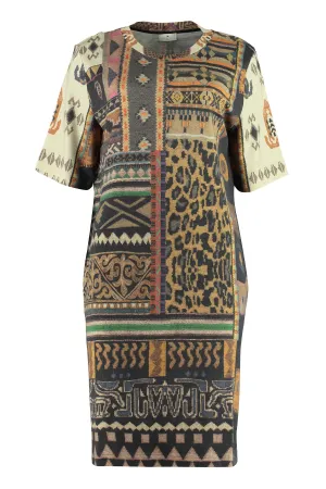 Etro Carpet Print Jersey Mini Dress