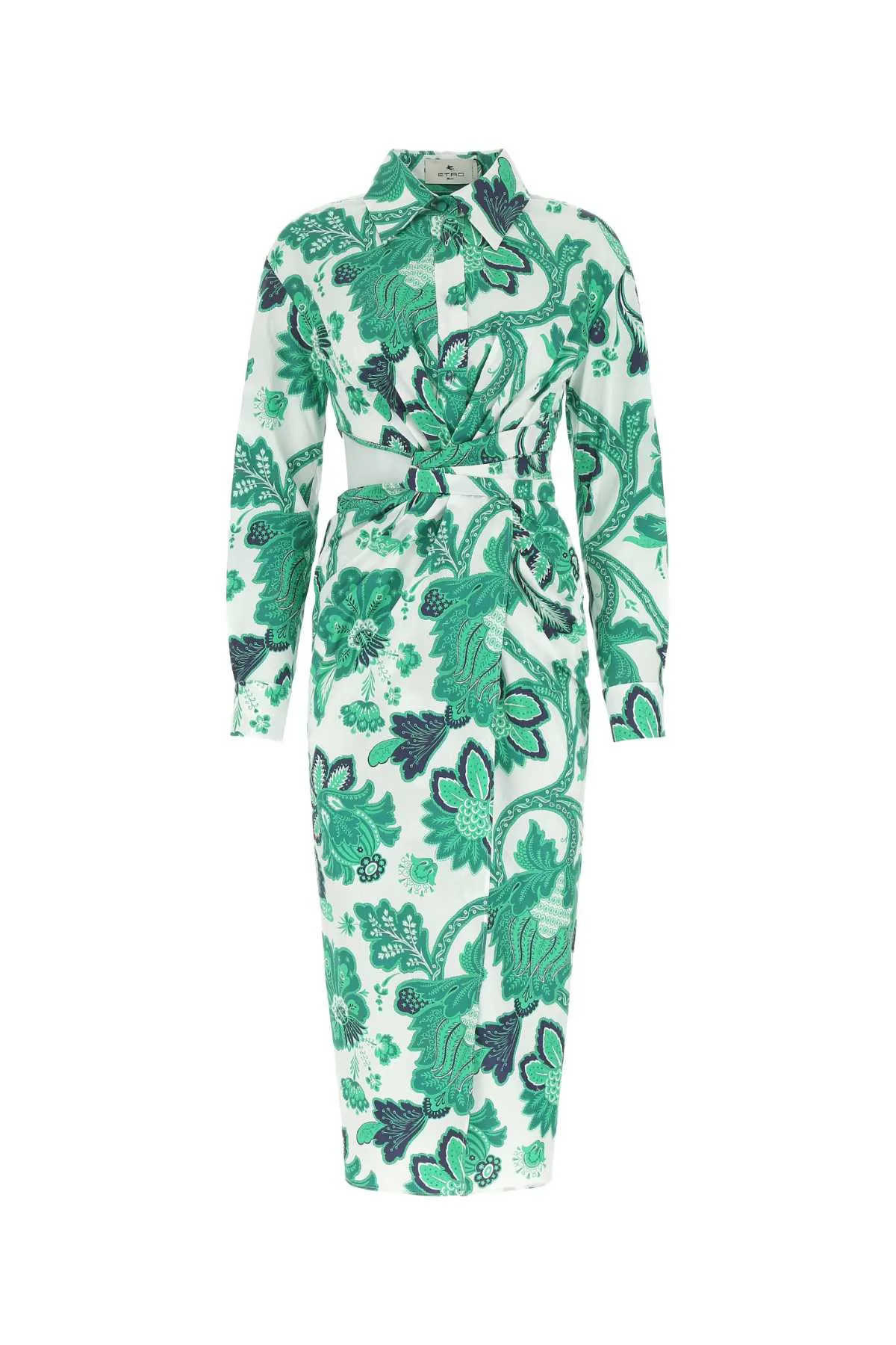 Etro Cut-Out Detail Midi Dress