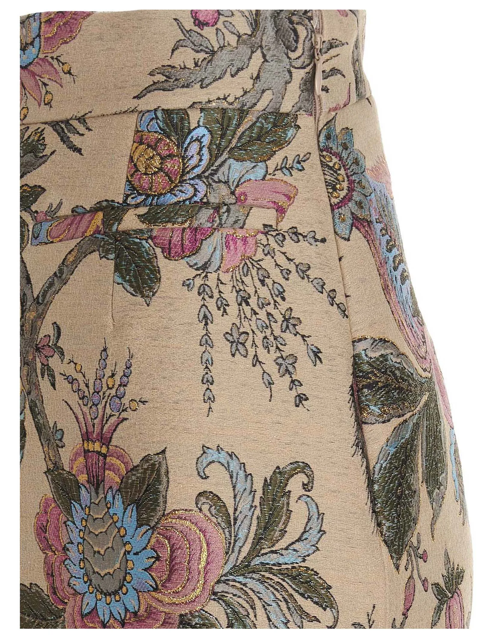 Etro Floral Embroidered Mini Skirt