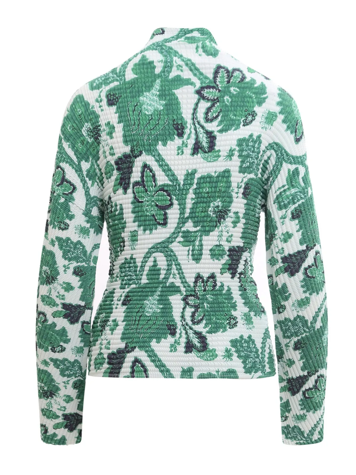 Etro Floral Printed Long-Sleeved Top