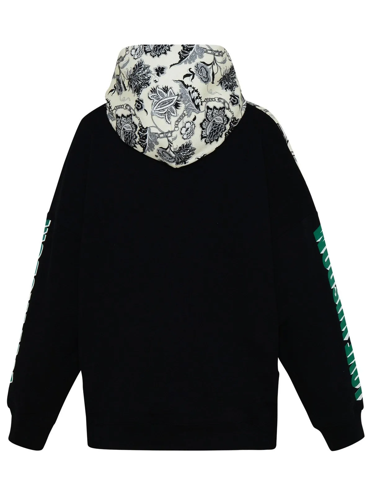 Etro Logo Embroidered Floral Print Panelled Hoodie