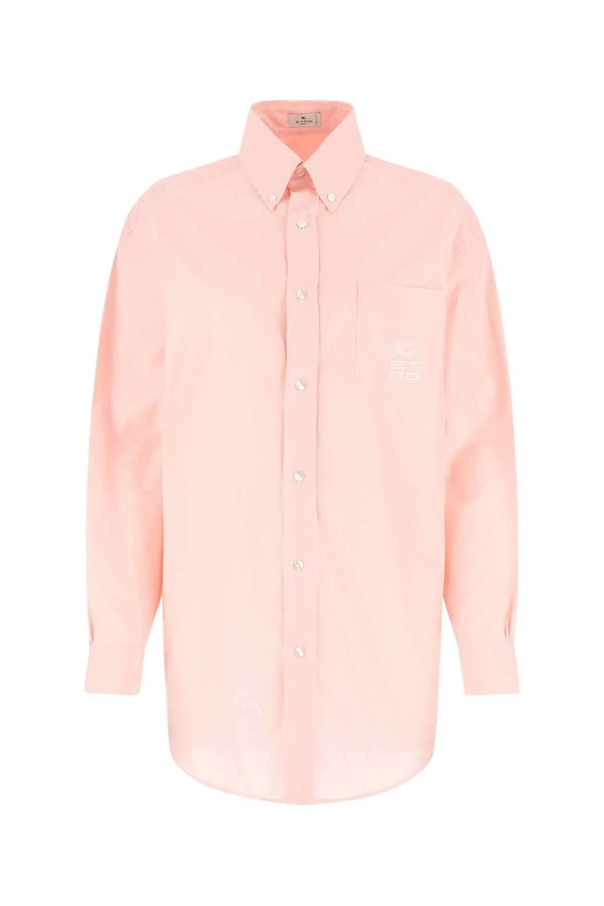 Etro Logo Embroidered Long-Sleeved Shirt