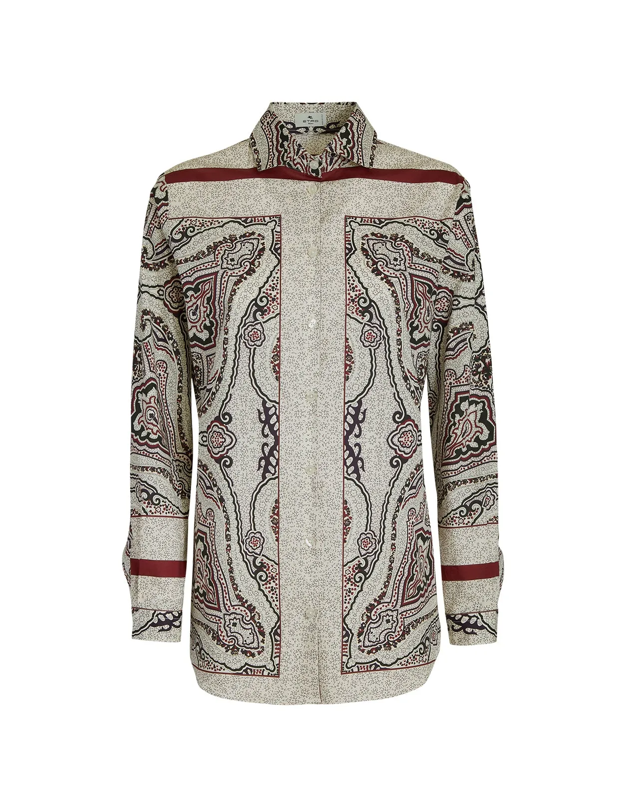 Etro Paisley Printed Long-Sleeved Shirt