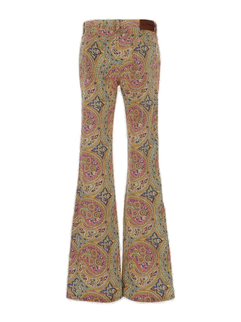 Etro Paisley Printed Mid Rise Jeans