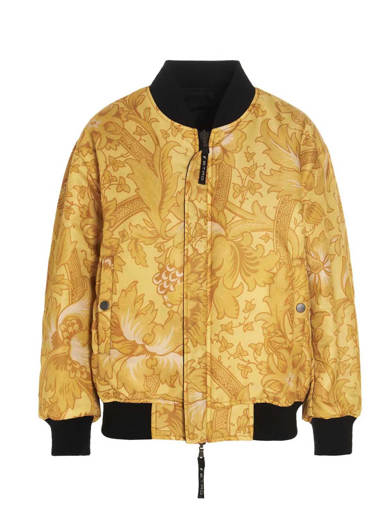 Etro Pattern Embroidered Reversible Bomber Jacket