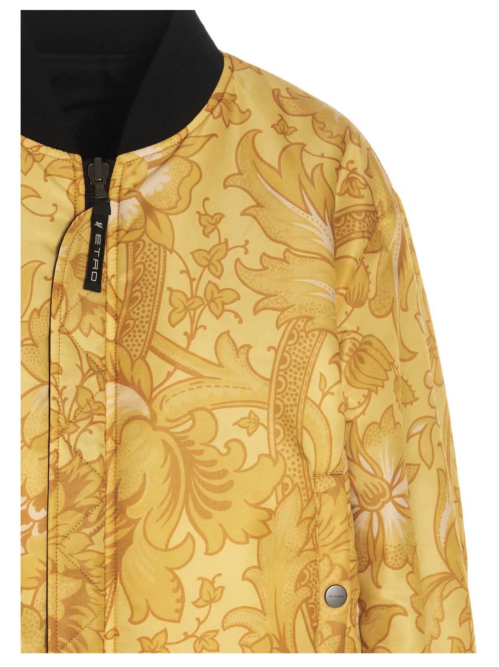 Etro Pattern Embroidered Reversible Bomber Jacket