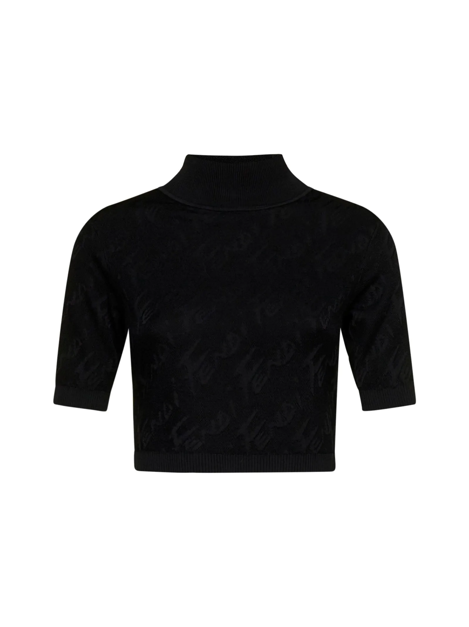 Fendi All-Over Fendi Brush Logo Top
