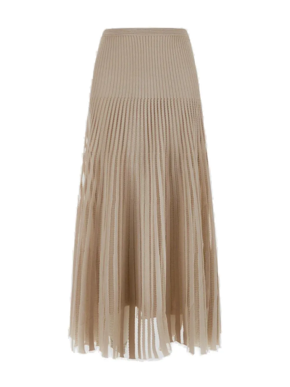 Fendi Pleated High Waist Skirt