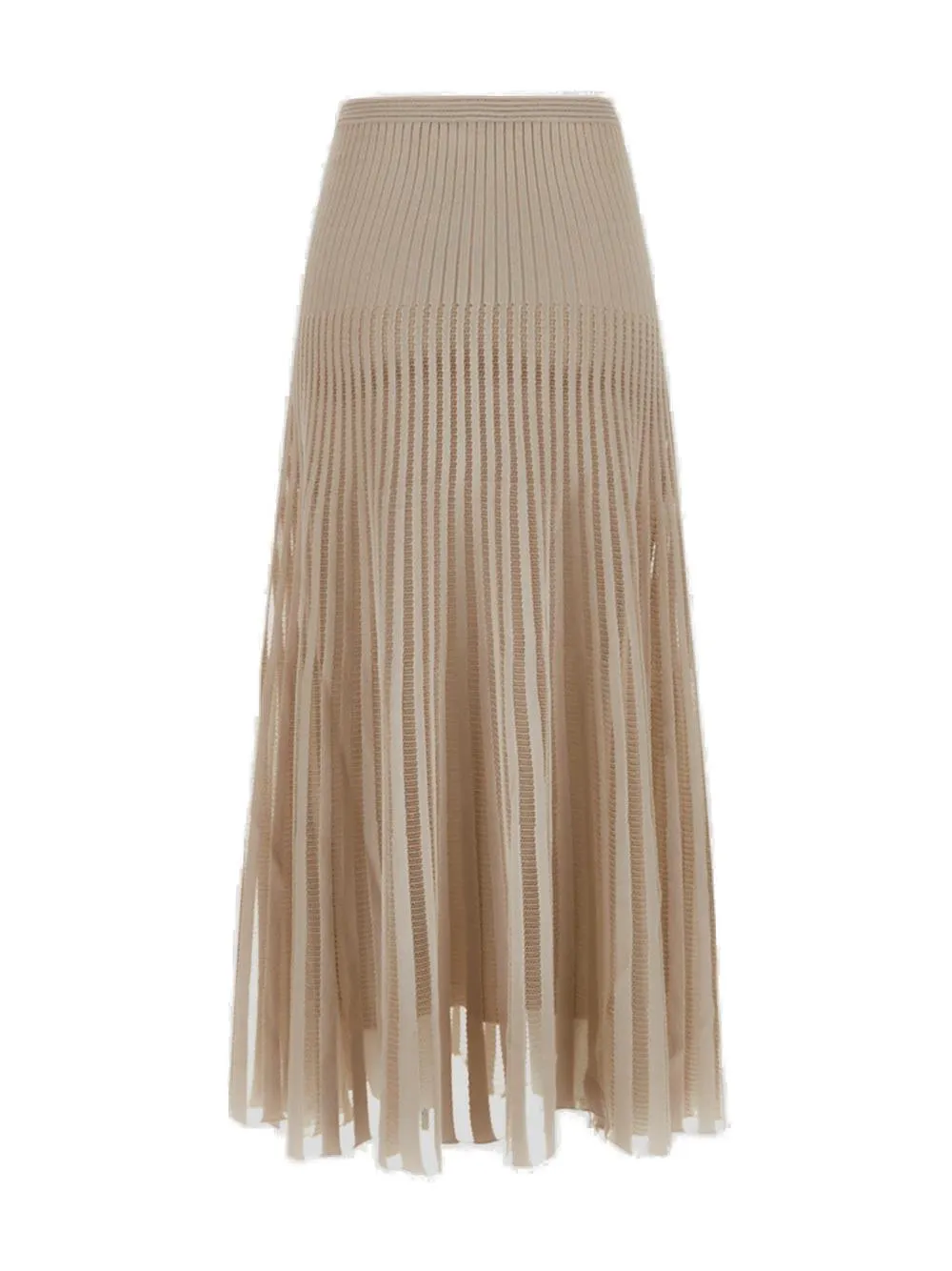 Fendi Pleated High Waist Skirt