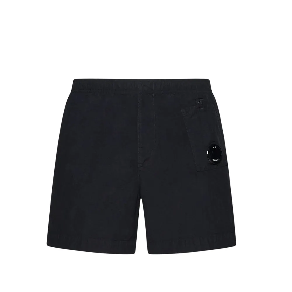 Flatt Nylon Utility Swim Shorts Black