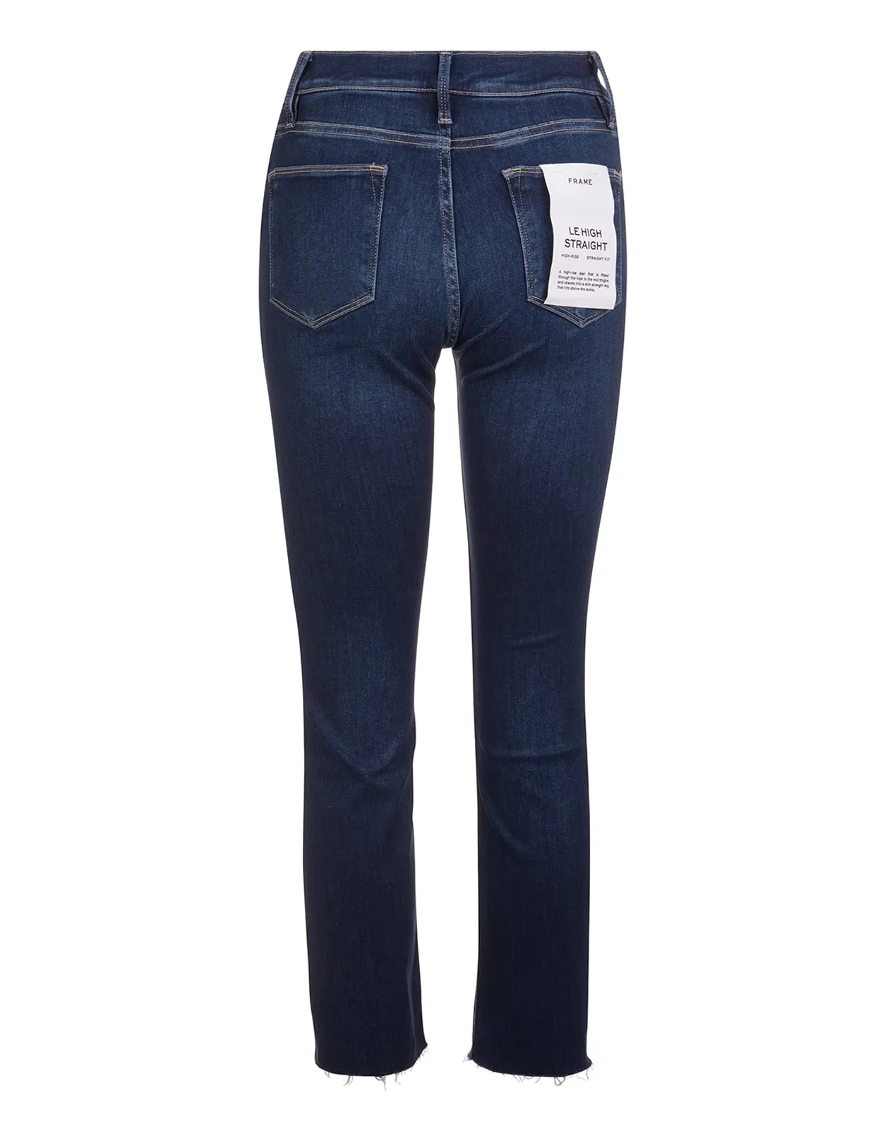 Frame Button Detailed Cropped Skinny Jeans