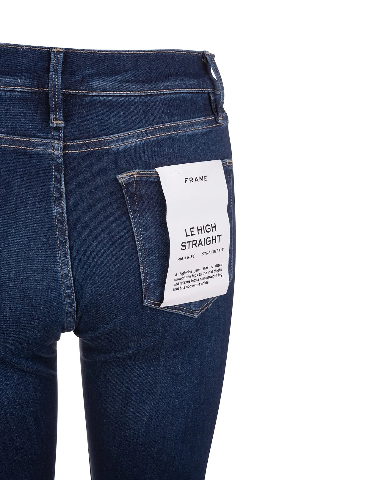 Frame Button Detailed Cropped Skinny Jeans