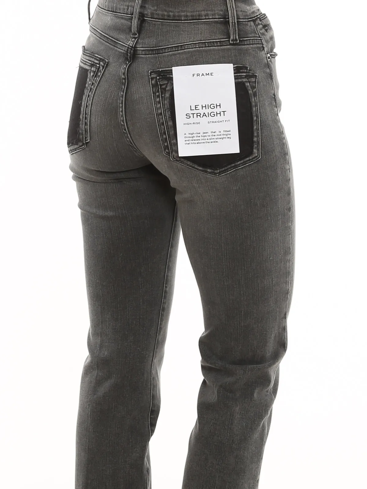 Frame High-Waisted Faded Cropped Jeans