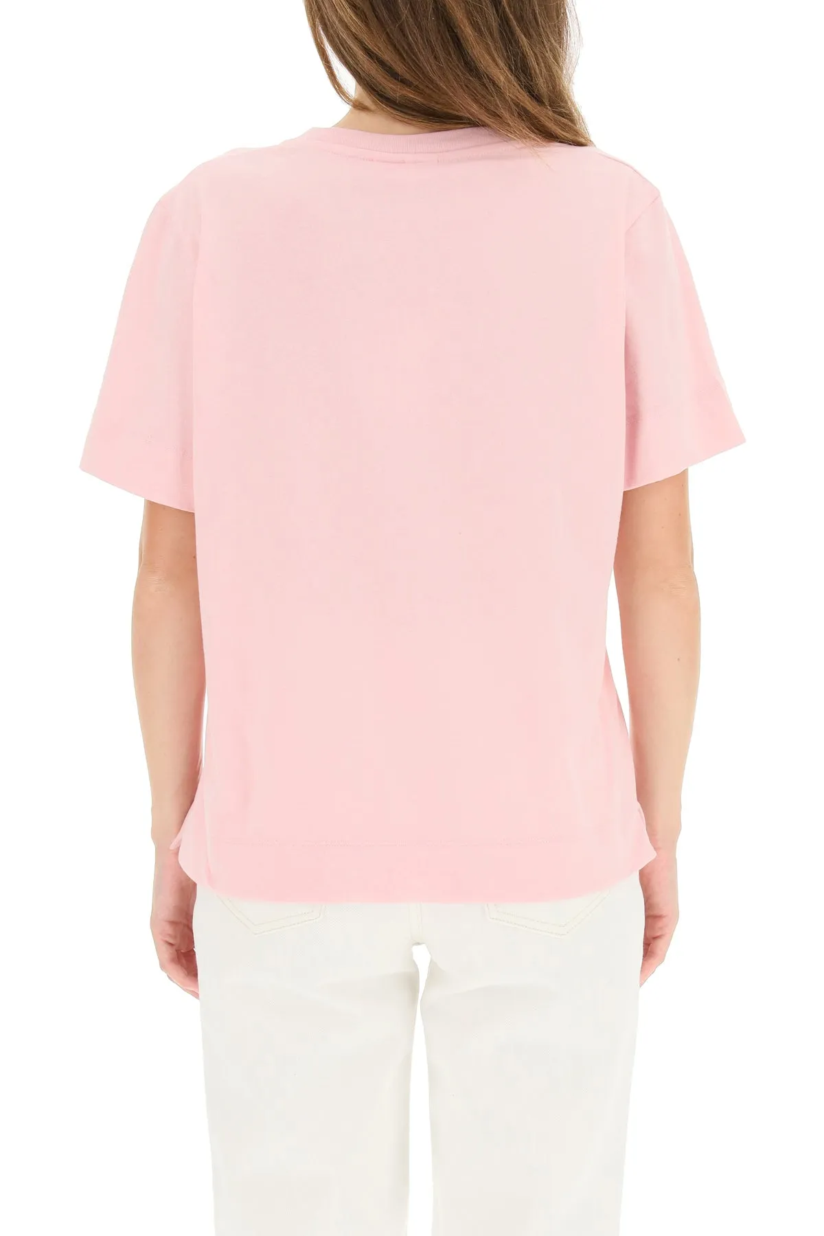 Ganni Software Jersey V-Neck T-Shirt