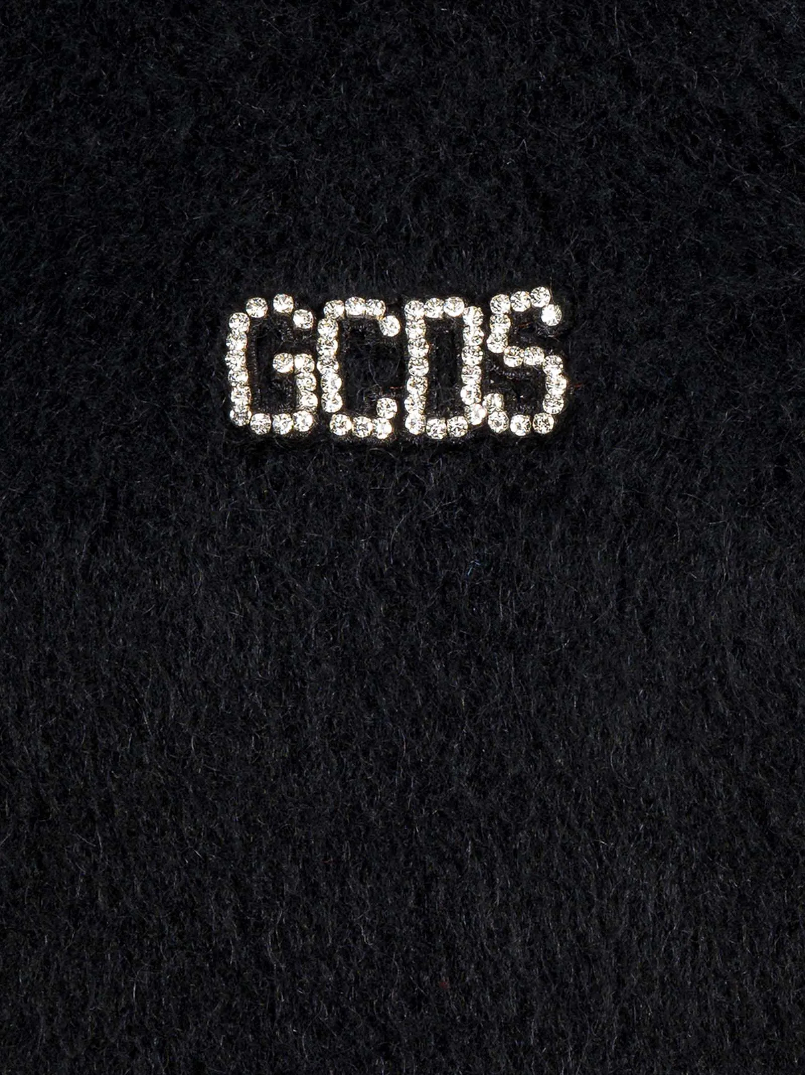 GCDS Logo Detailed Crewneck Knitted Top