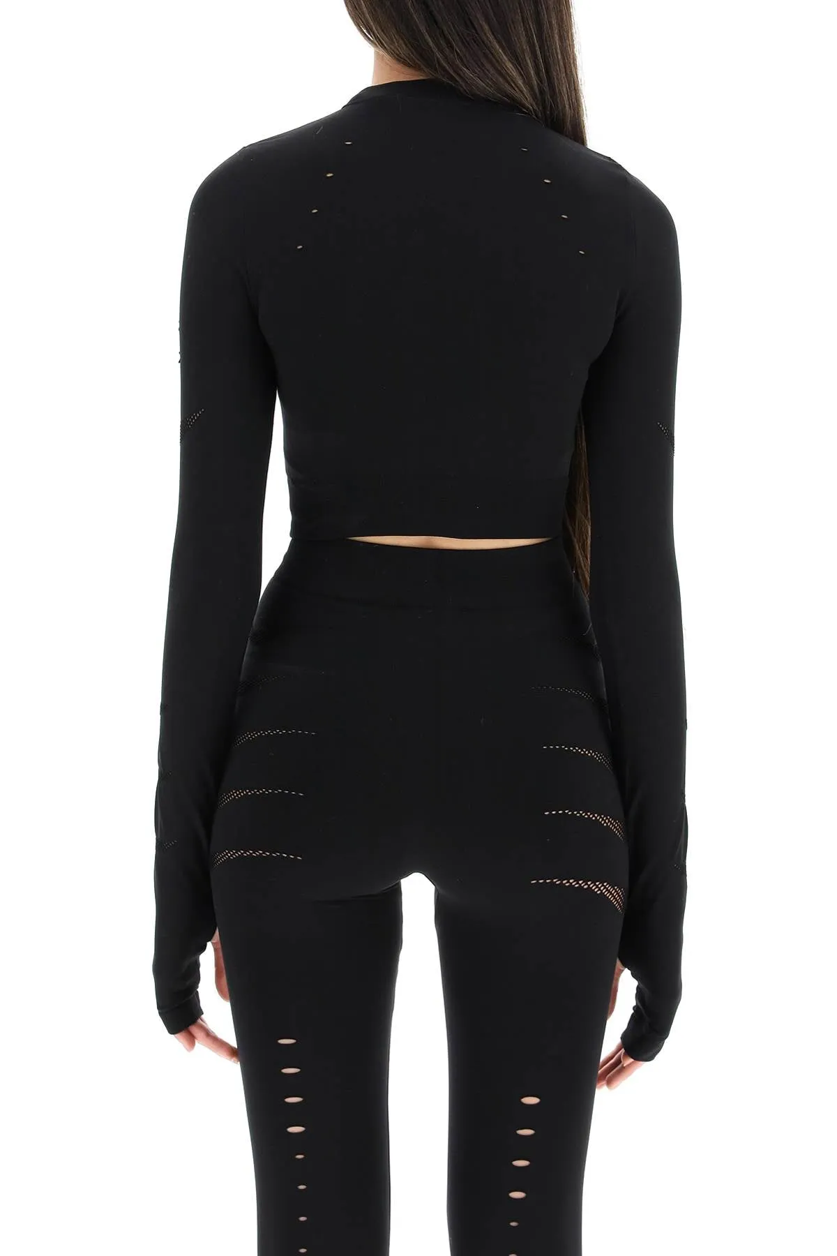 GCDS Logo Detailed Cropped Top
