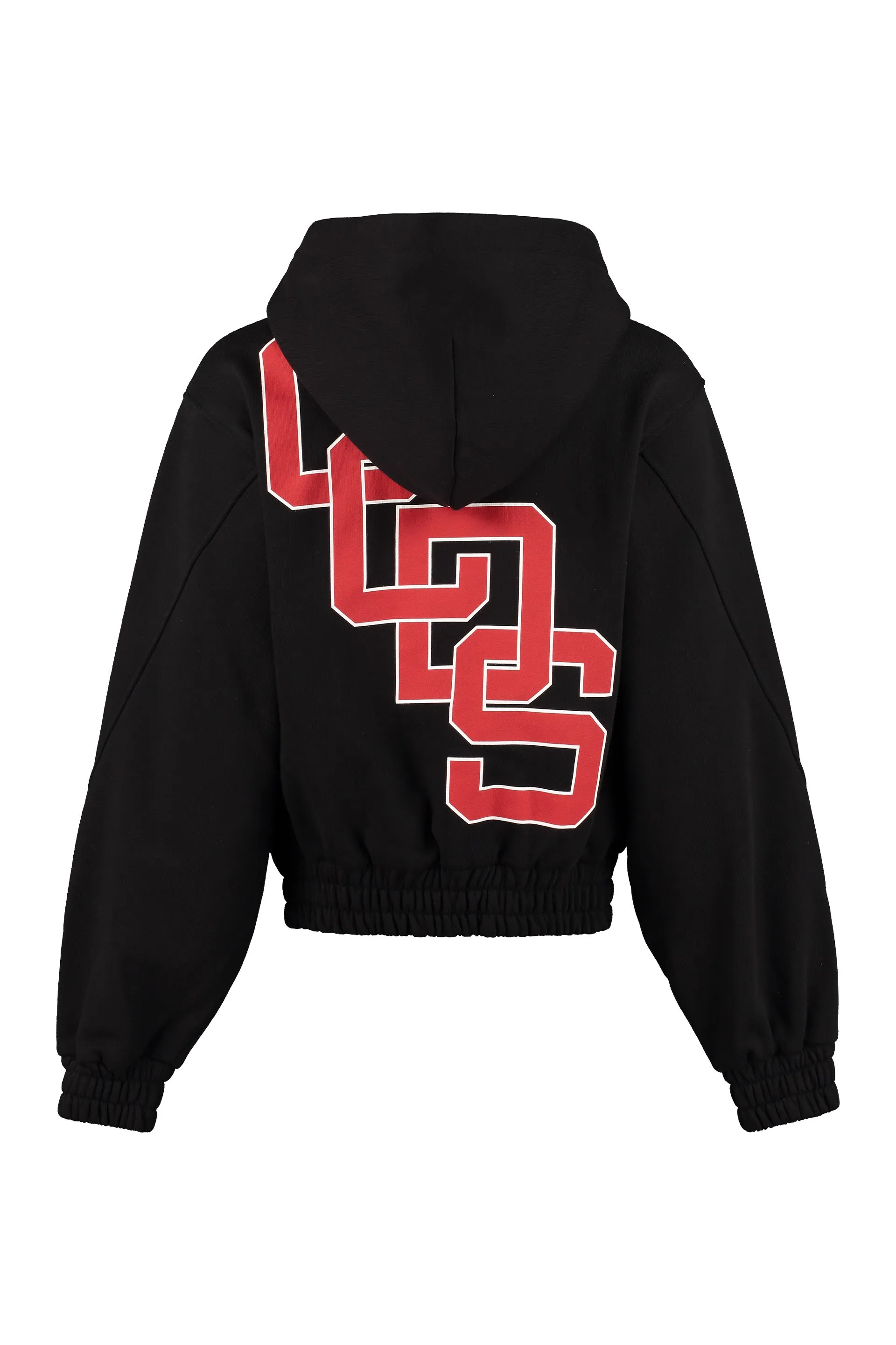 GCDS Logo Printed Drawstring Hoodie