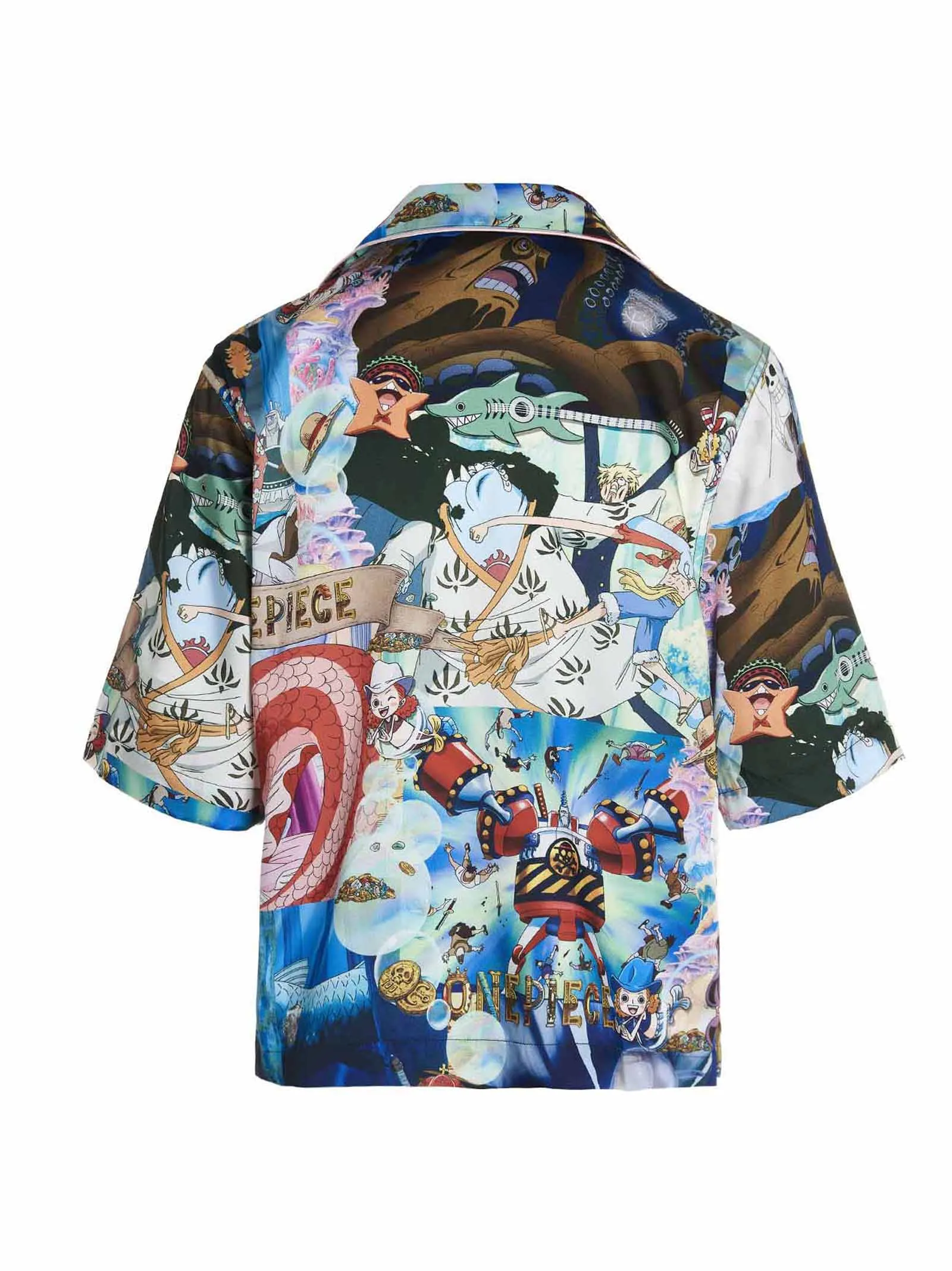 GCDS X One Piece Graphic Print Short Sleeve Shirt