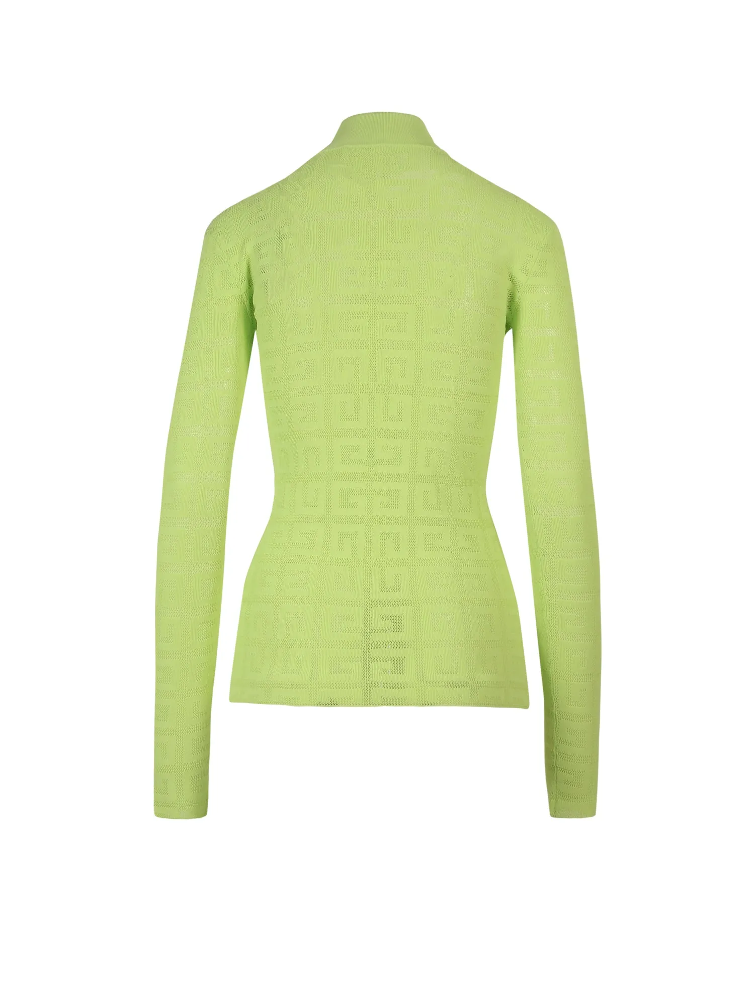 Givenchy 4G Jacquard Turtleneck Long-Sleeved Top