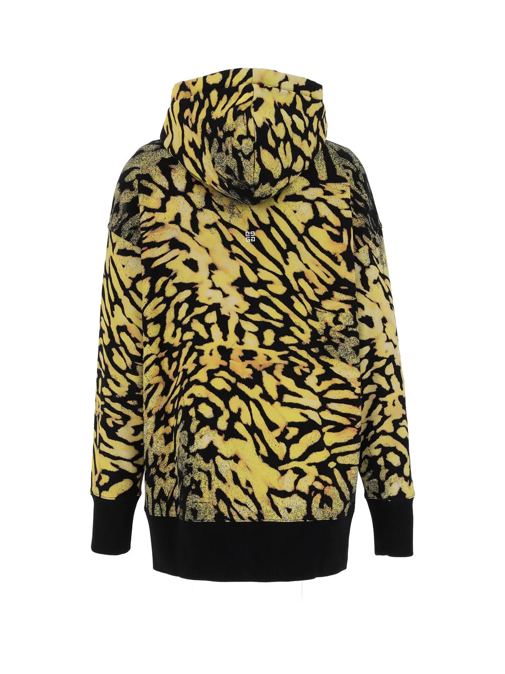 Givenchy Leopard Printed Drawstring Hoodie