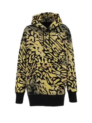 Givenchy Leopard Printed Drawstring Hoodie