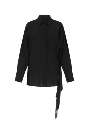 Givenchy Scarf-Detail Button-Down Shirt