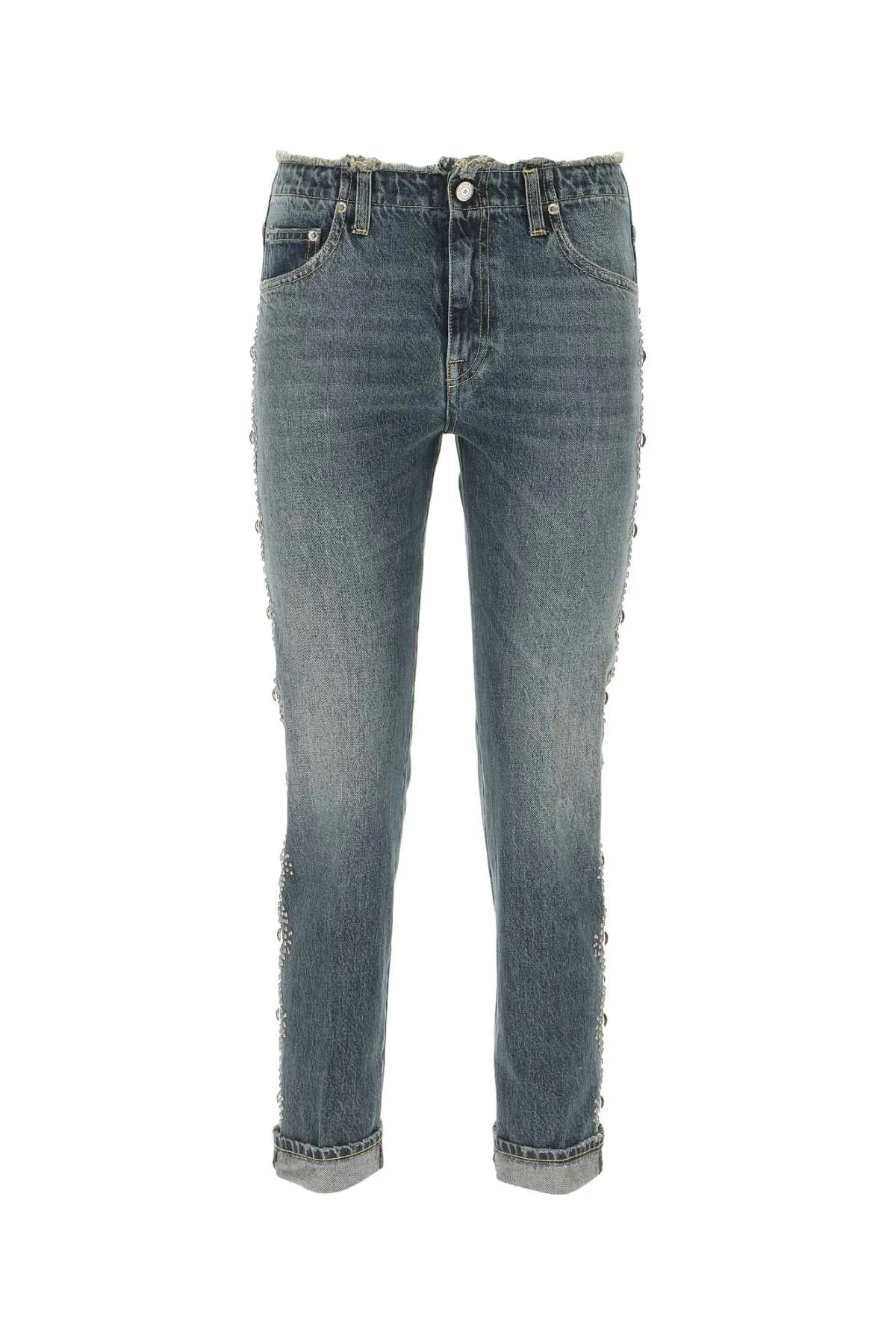 Golden Goose Deluxe Brand Beads Embellished Denim Jeans