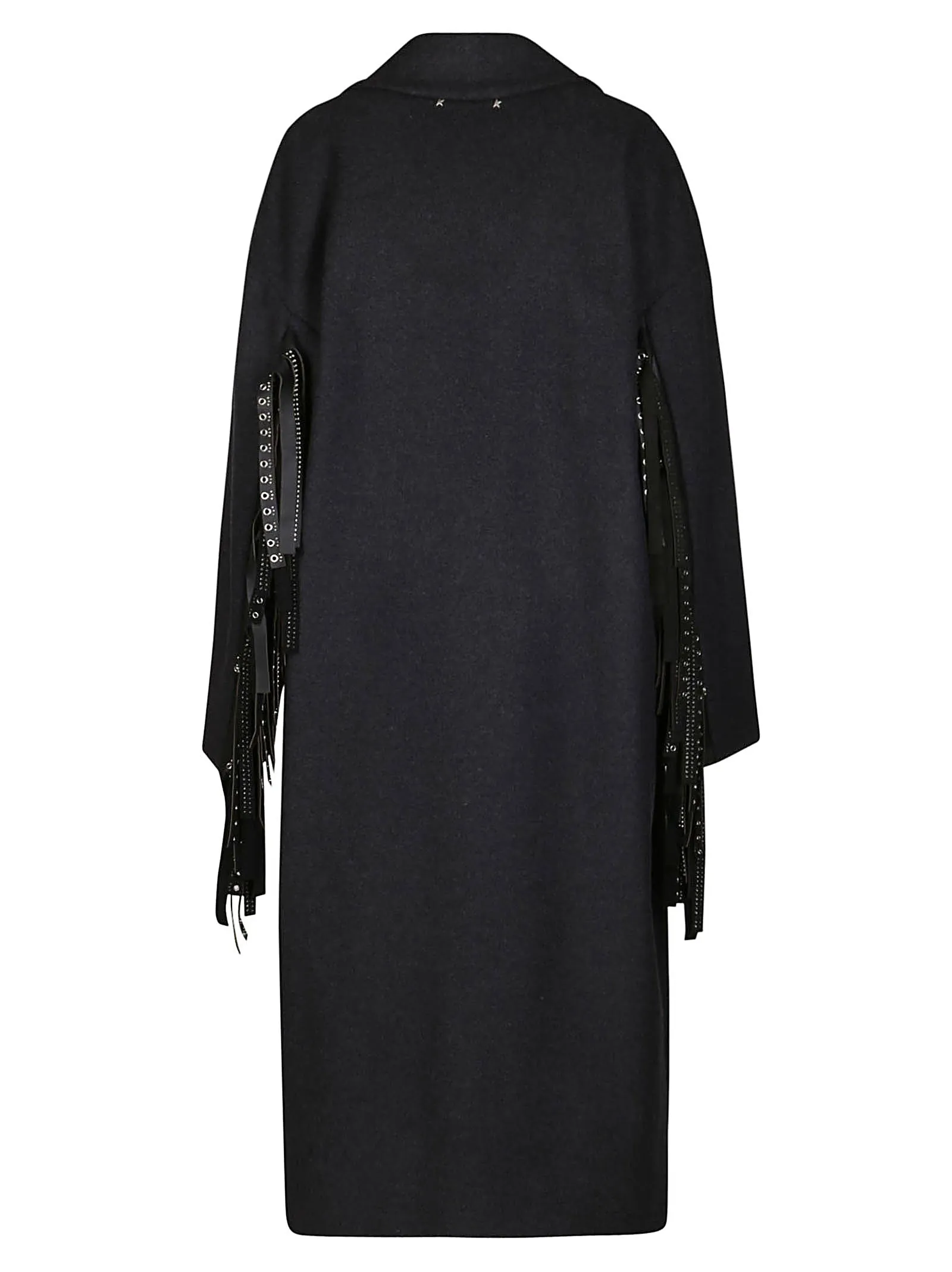 Golden Goose Deluxe Brand Fringed Single-Breasted Coat