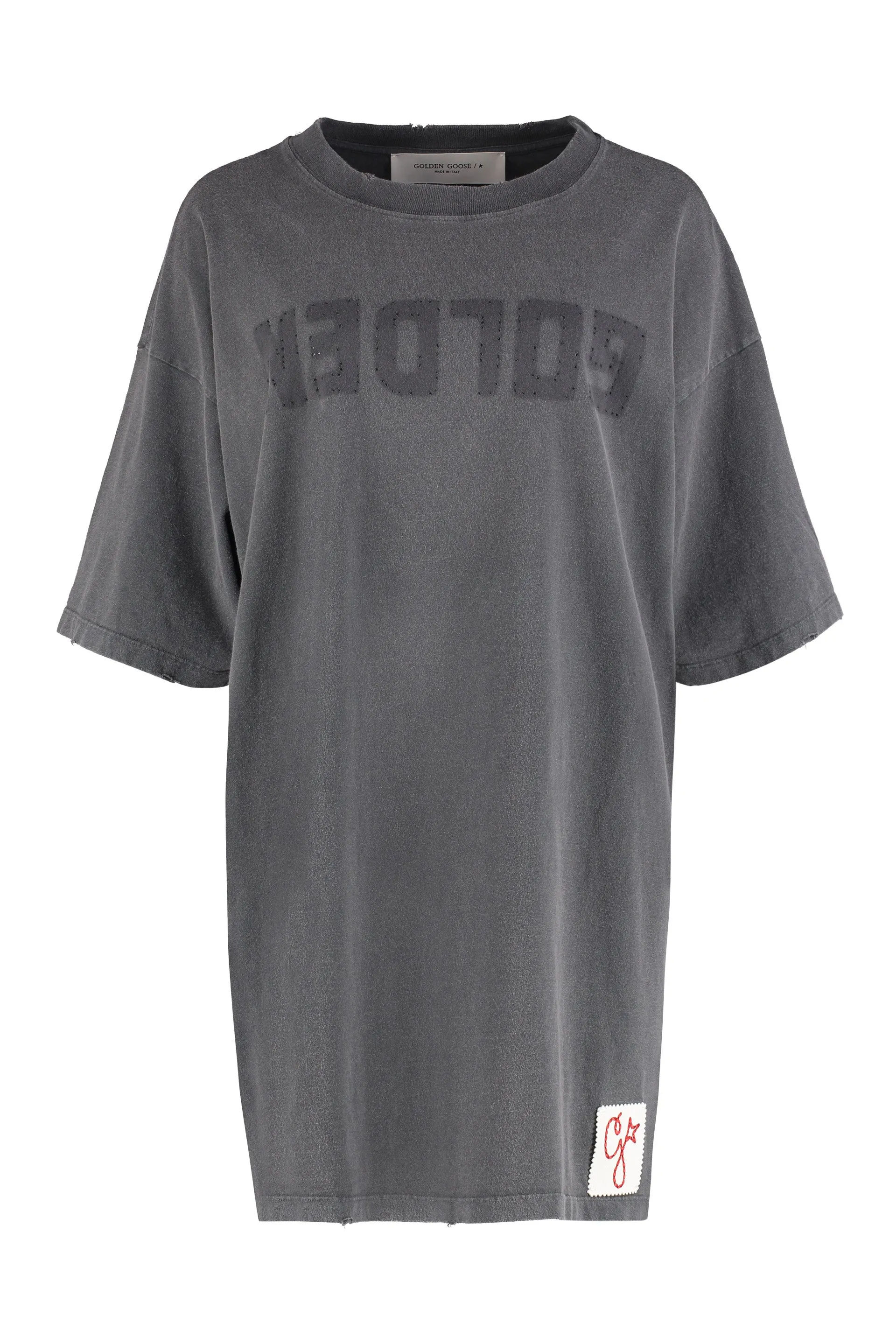 Golden Goose Deluxe Brand Logo Printed T-Shirt Dress
