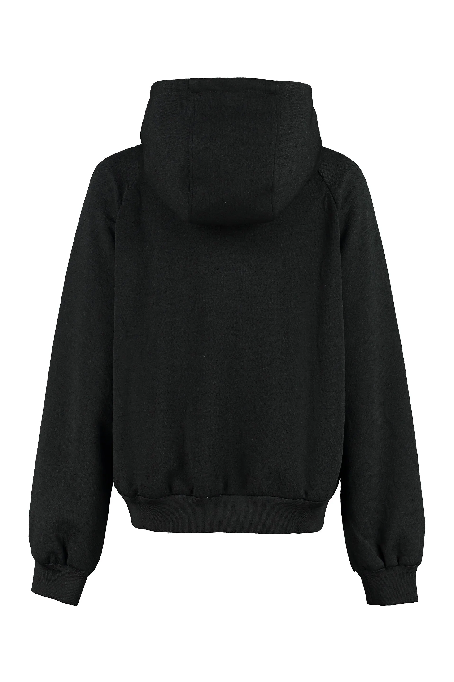 Gucci GG Jacquard Jersey Zip-Up Hoodie
