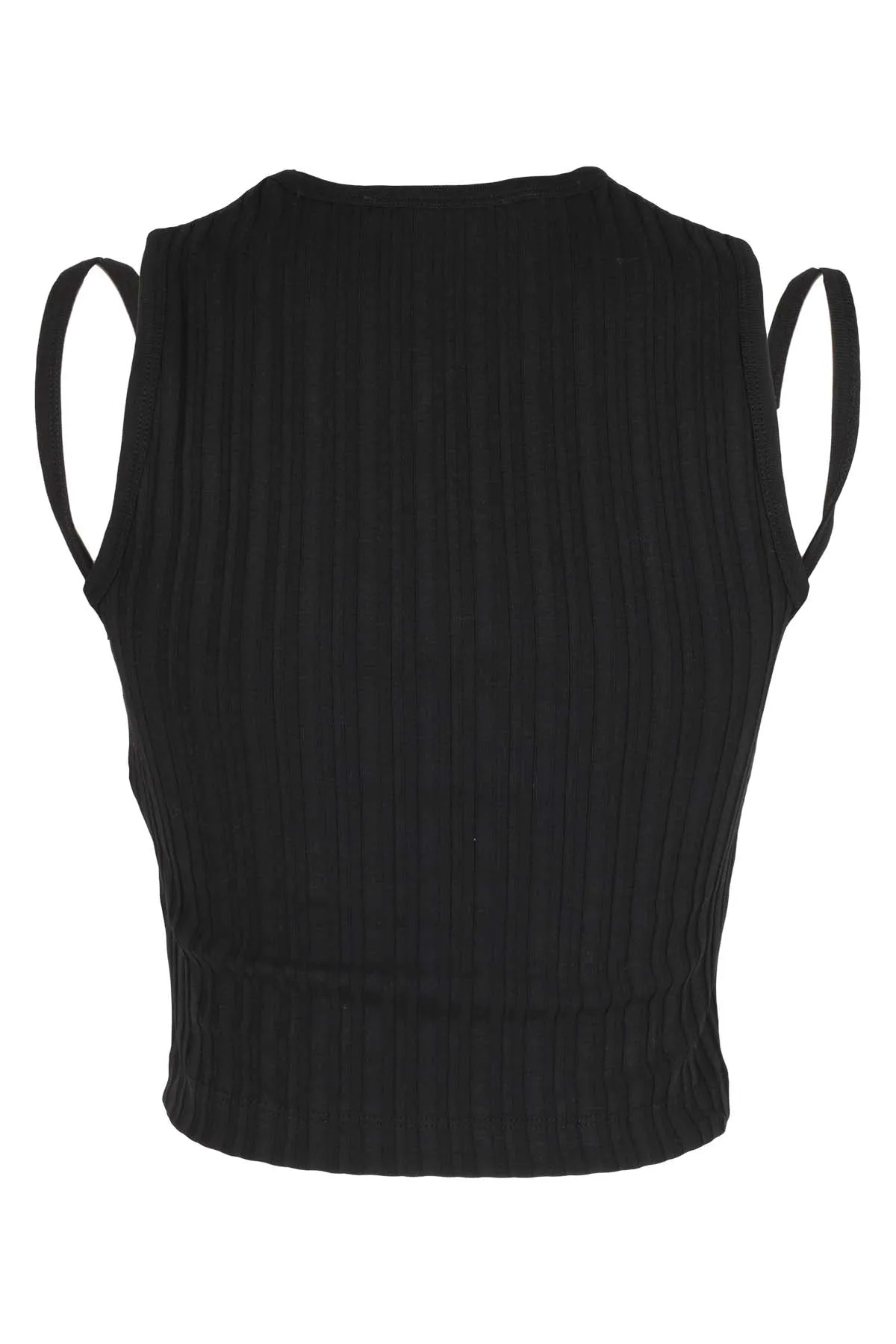Helmut Lang Cropped Strap Tank Top