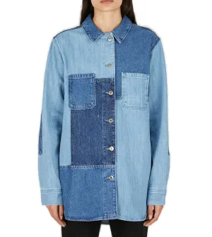 Helmut Lang Pieced Patchwork Denim Jacket