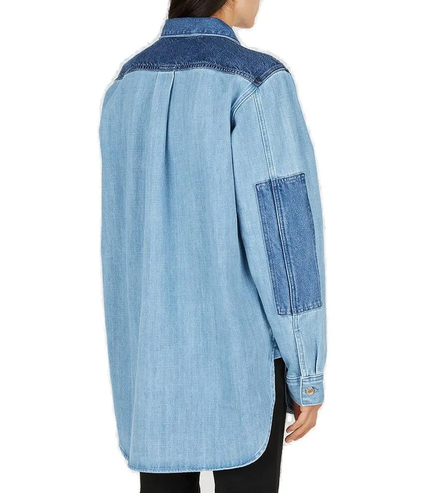 Helmut Lang Pieced Patchwork Denim Jacket