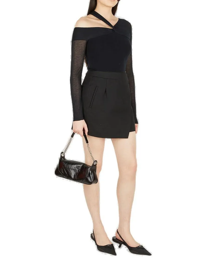 Helmut Lang Twisted Long-Sleeved Top