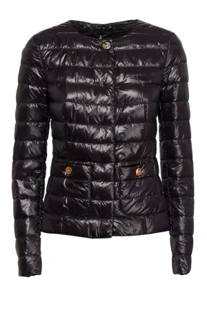 Herno Buttoned Crewneck Padded Jacket