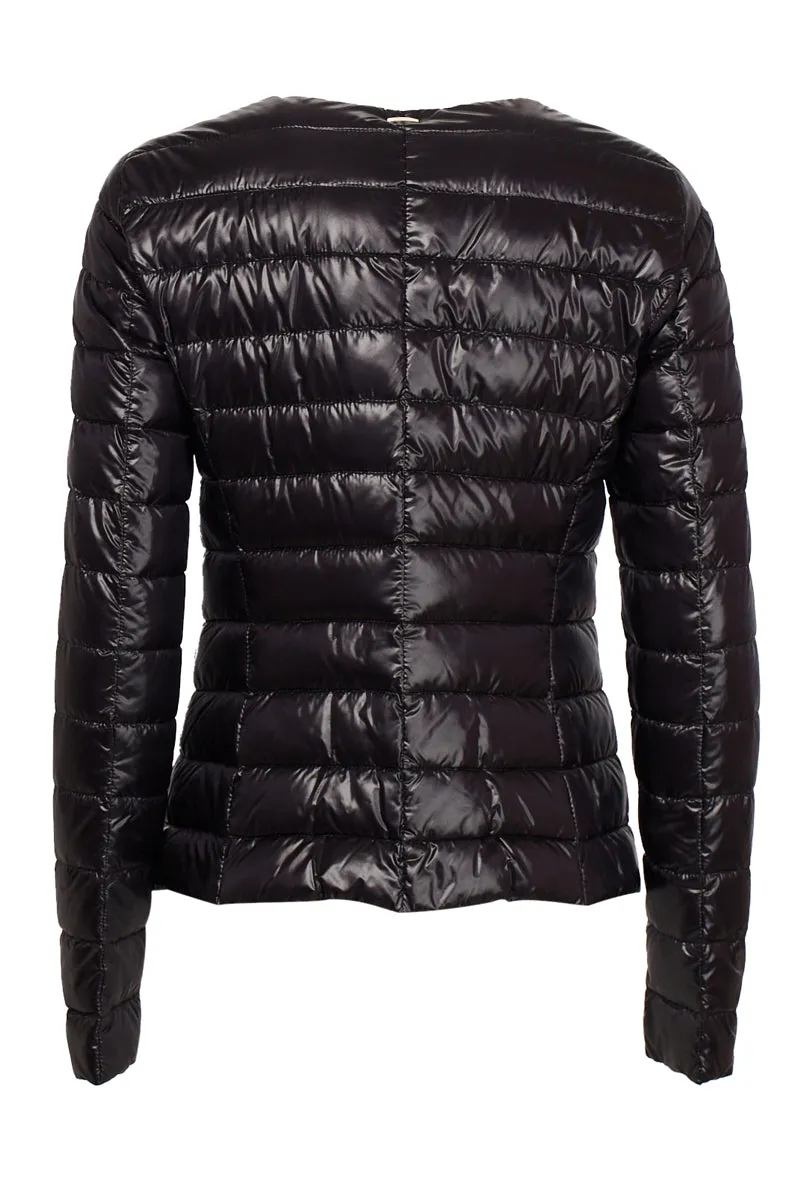 Herno Buttoned Crewneck Padded Jacket