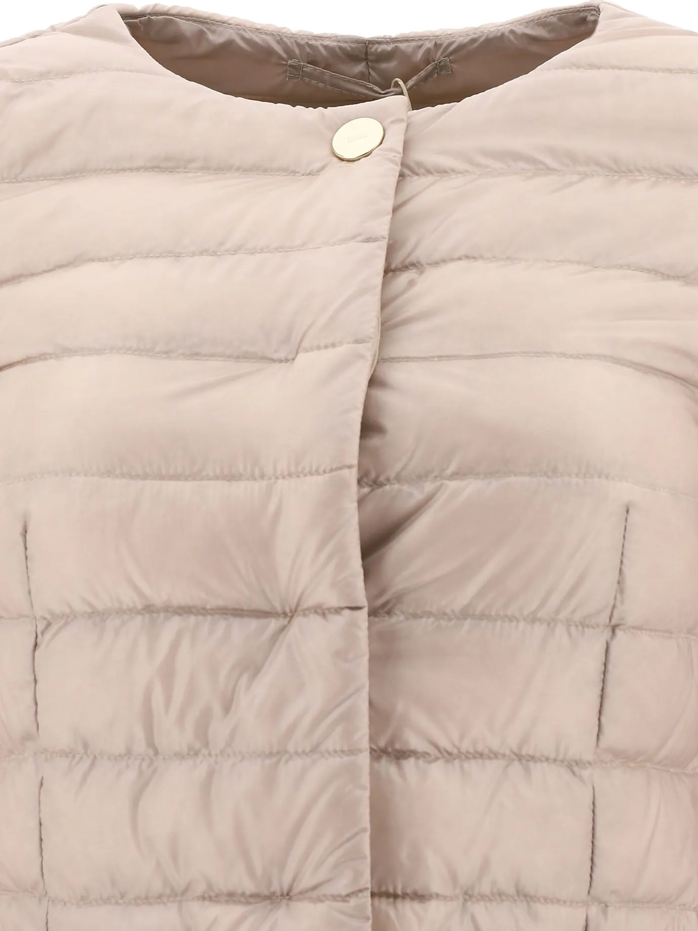 Herno Buttoned Crewneck Padded Jacket