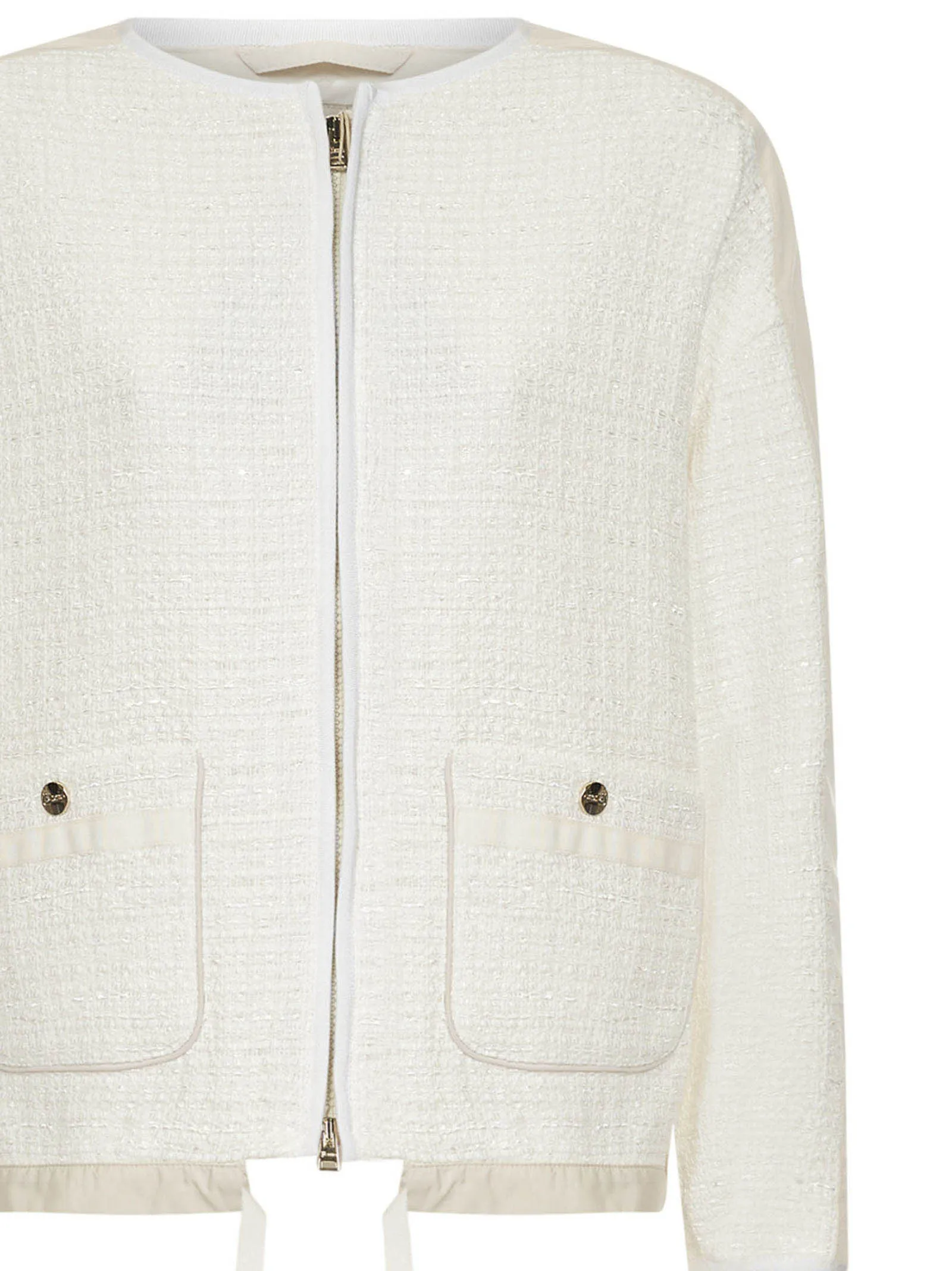 Herno Drawstring Zip-Up Jacket