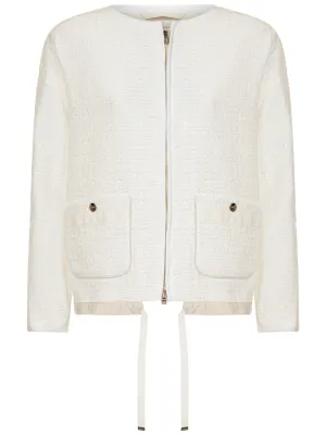 Herno Drawstring Zip-Up Jacket