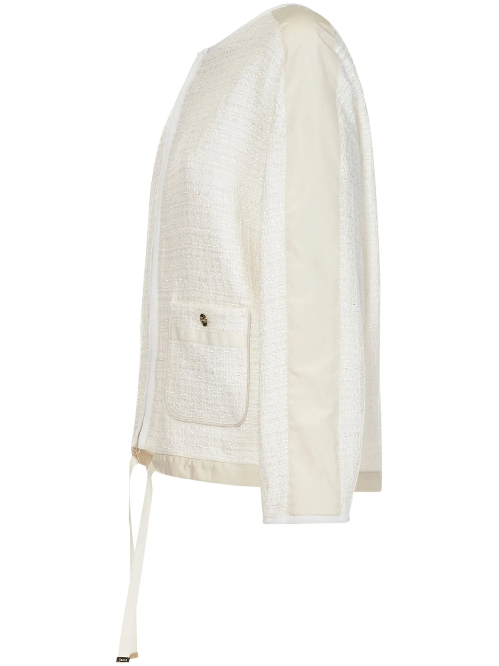 Herno Drawstring Zip-Up Jacket