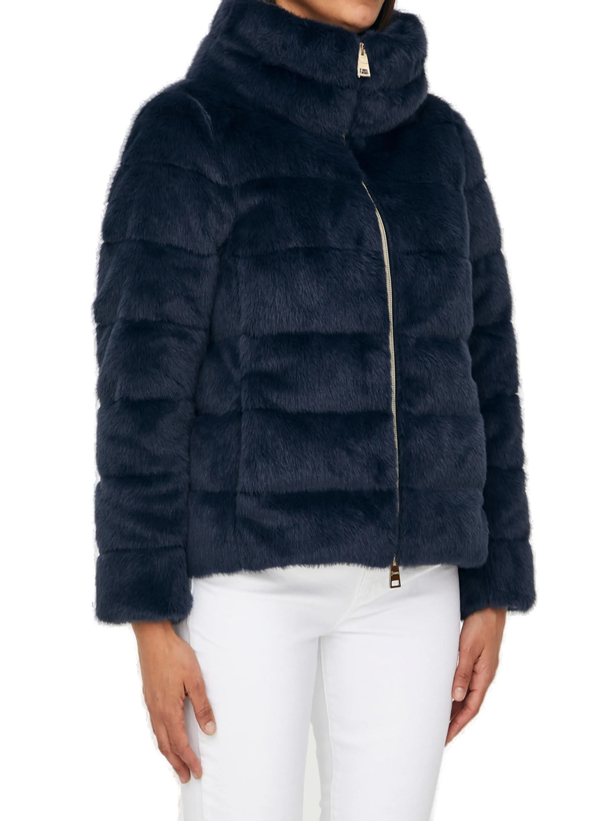 Herno High-Neck Zip-Up Puffer Jacket