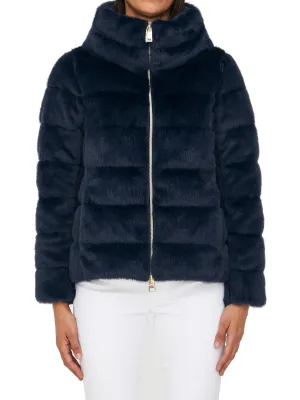 Herno High-Neck Zip-Up Puffer Jacket