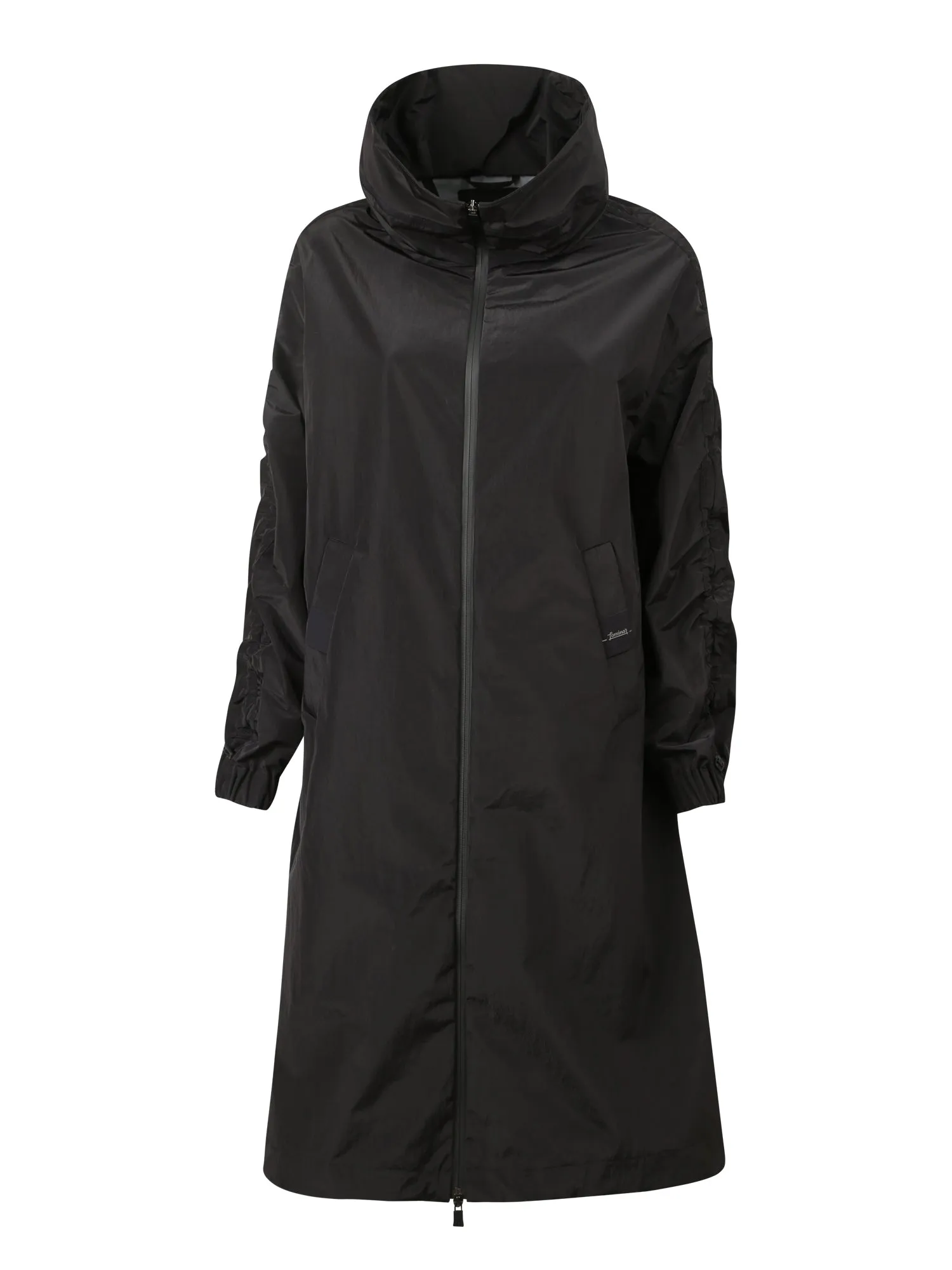 Herno Laminar Drawstring Hooded Oversized Jacket