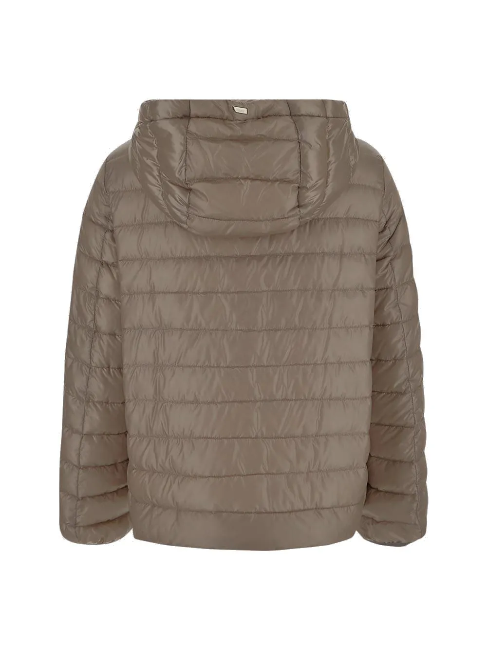 Herno Monogram Scarf Detailed Puffer Jacket