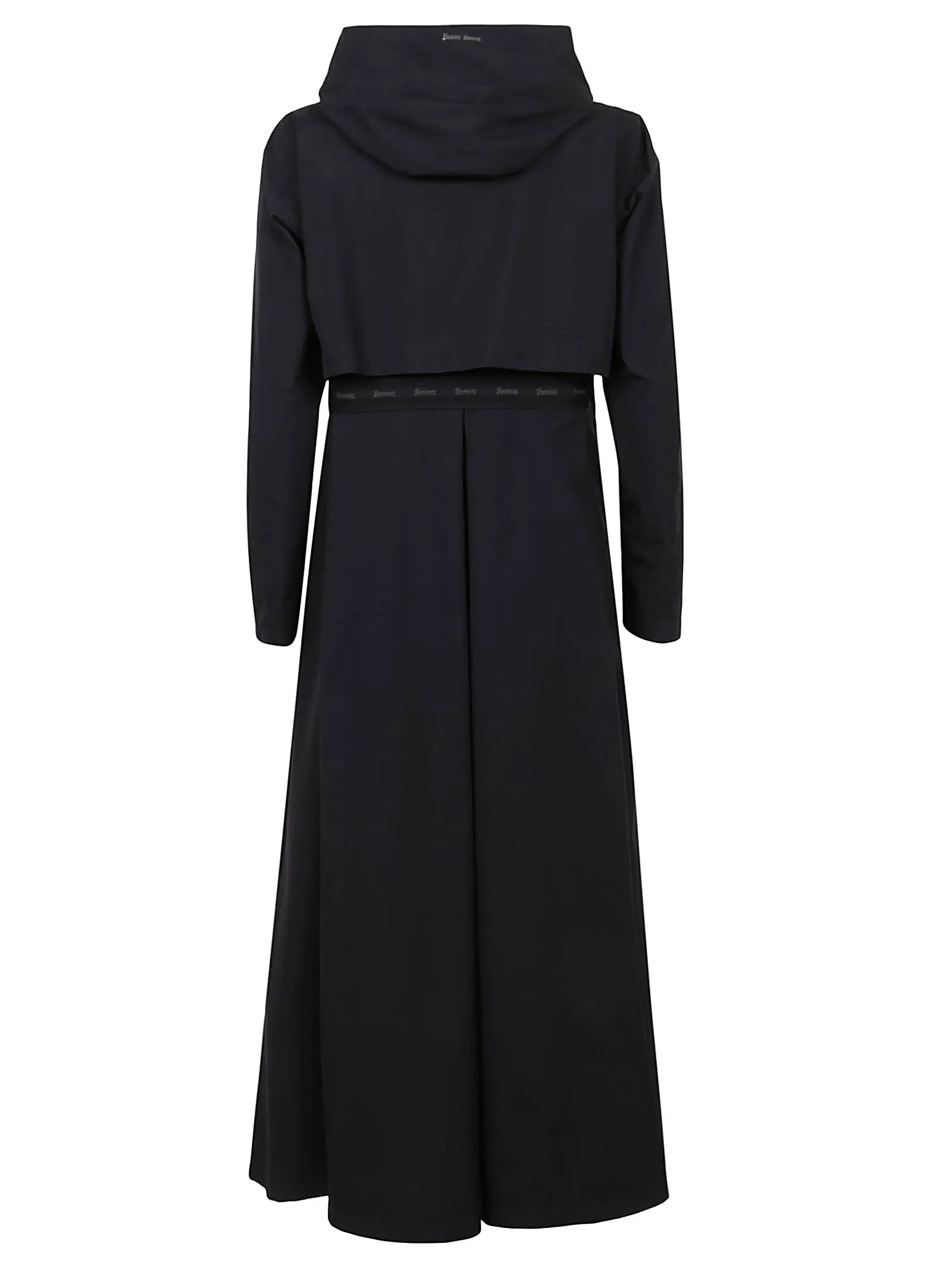Herno Press-Stud Hooded Ankle-Length Coat